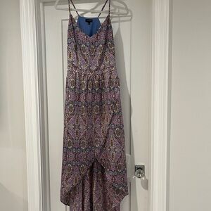 The Limited Purple and Pink High-Low Dress